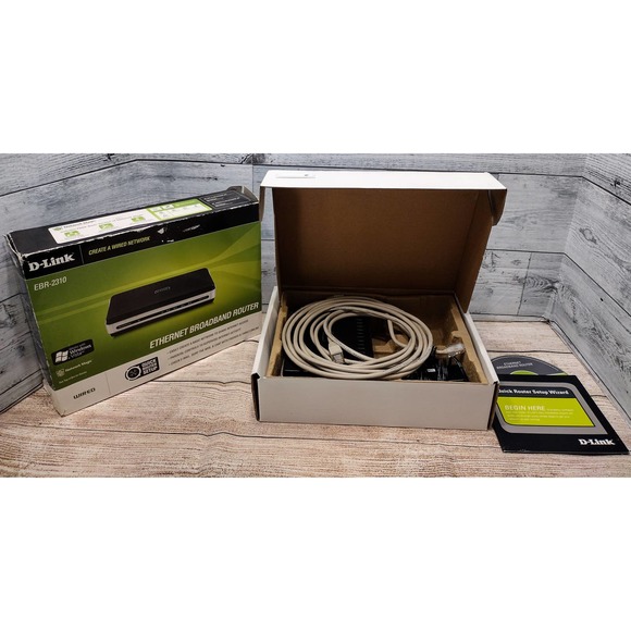 D-Link (EBR-2310) Ethernet Broadband Router! Open Box! Retail $110! - Picture 2 of 4